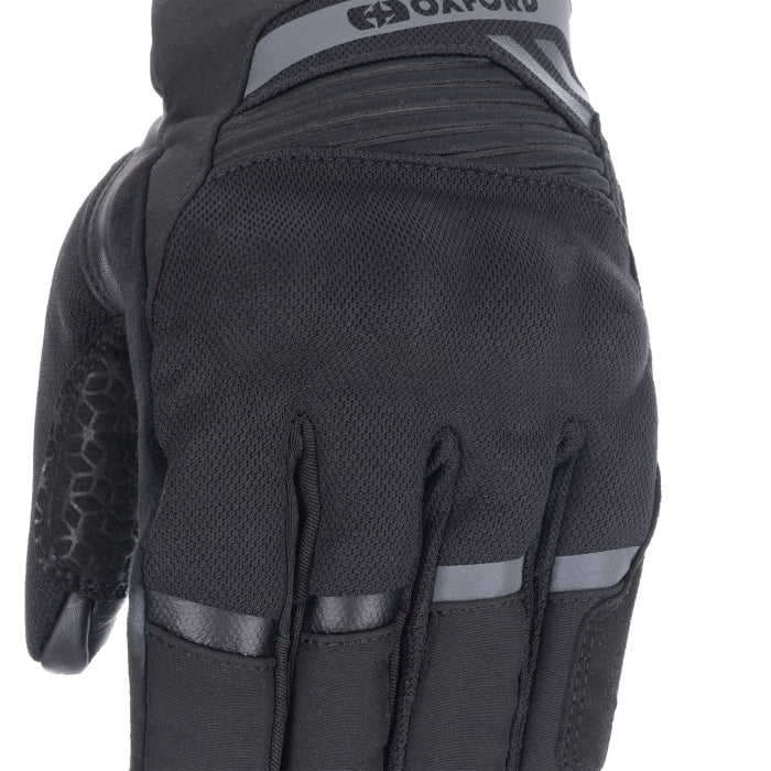 Oxford Dakar 1.0 Men’s Waterproof Motorcycle Gloves  Stealth Black