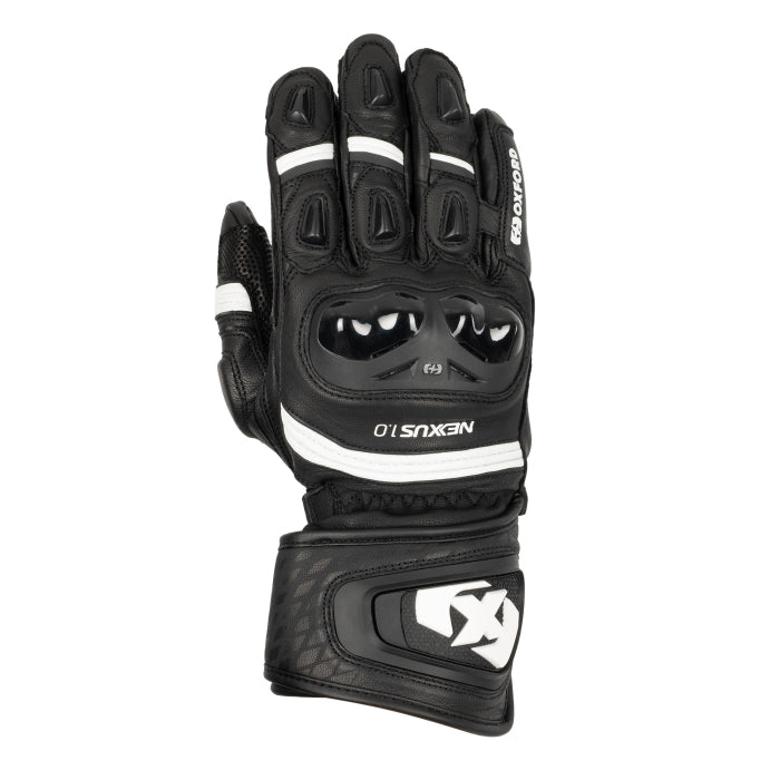 Oxford Nexus Men Sports Motorcycle Gloves Black White