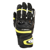 Oxford Cypher 1.0 Men’s Leather Glove Stealth Black White Flou