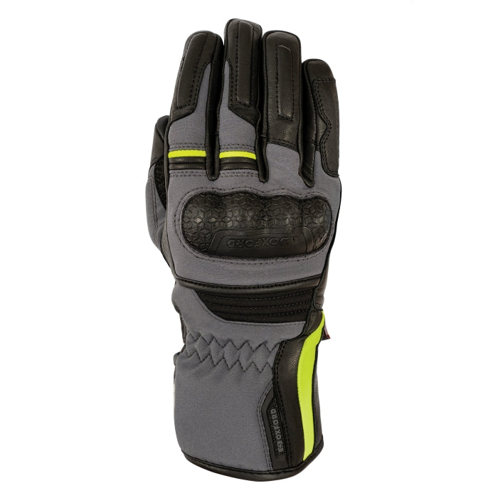 Oxford Hexham Women's Winter Motorcycle Gloves  Grey / Black maximomoto.uk!
