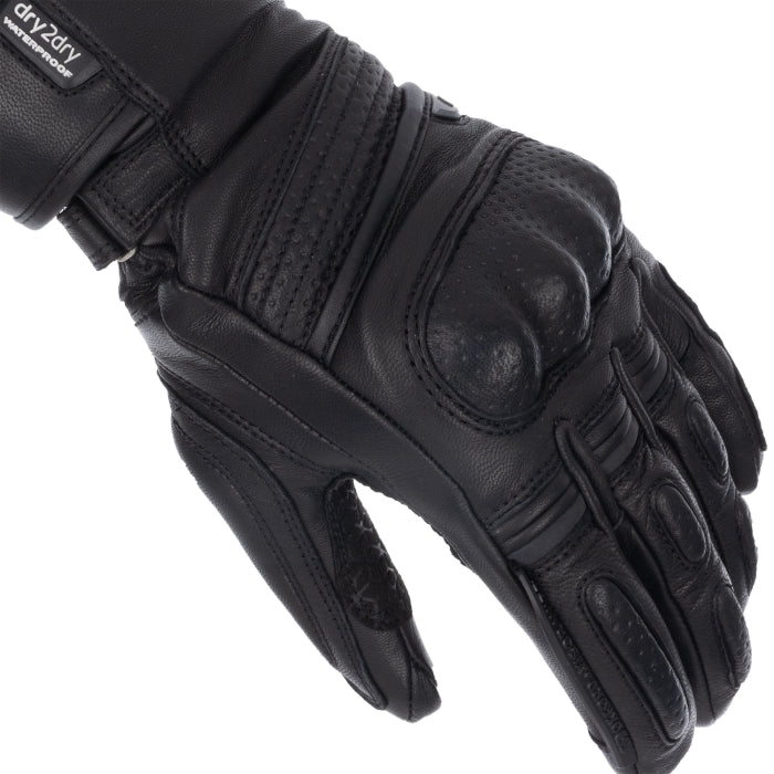 Oxford Hamilton Women's Winter Motorcycle Gloves Tech Black