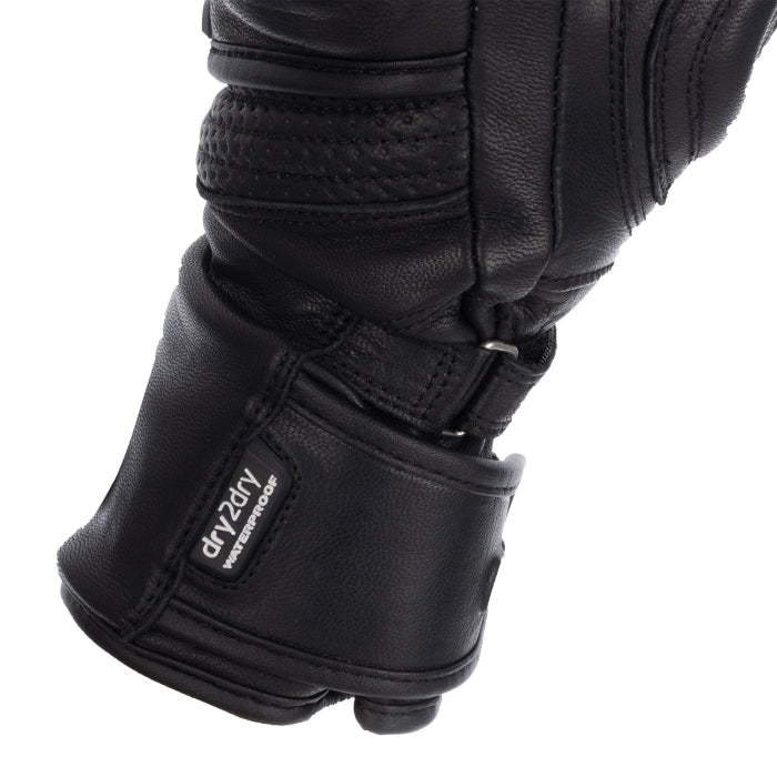 Oxford Hamilton Women's Winter Motorcycle Gloves Tech Black
