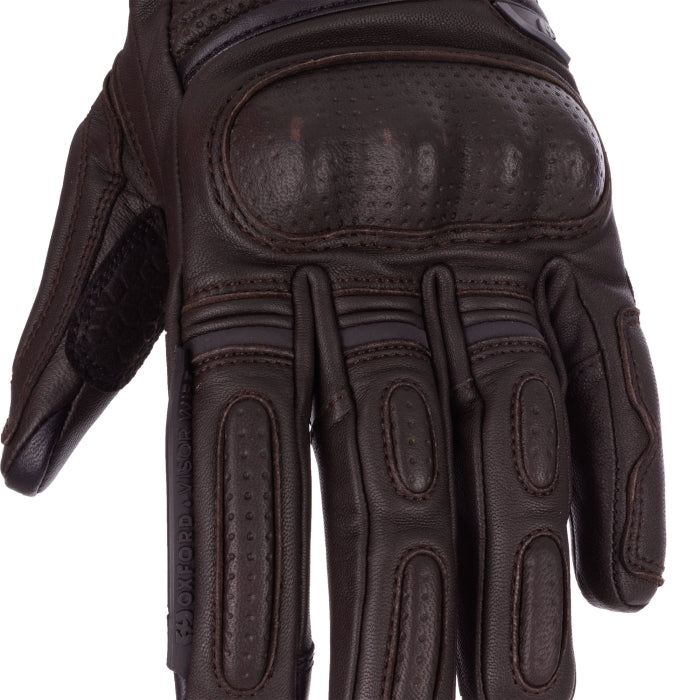 Oxford Hamilton Men's Winter Motorcycle Gloves Brown