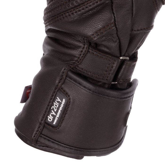 Oxford Hamilton Women's Winter Motorcycle Gloves Brown