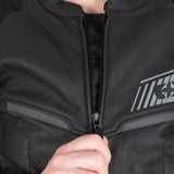Oxford Cypher 1.0 Men’s Leather Motorcycle Jackets Stealth Black