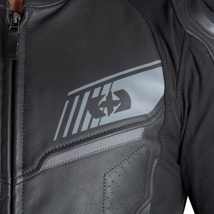 Oxford Cypher 1.0 Men’s Leather Motorcycle Jackets Stealth Black