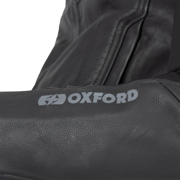 Oxford Cypher 1.0 Men’s Leather Motorcycle Jackets Black White Red