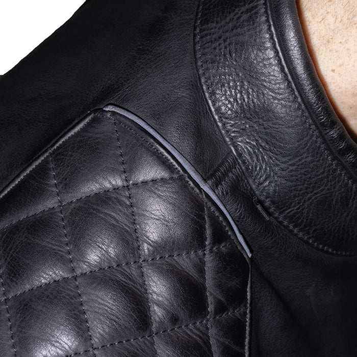 Oxford Route 73 3.0 MS Miotorcycle Leather Motorcycle Jacket Black