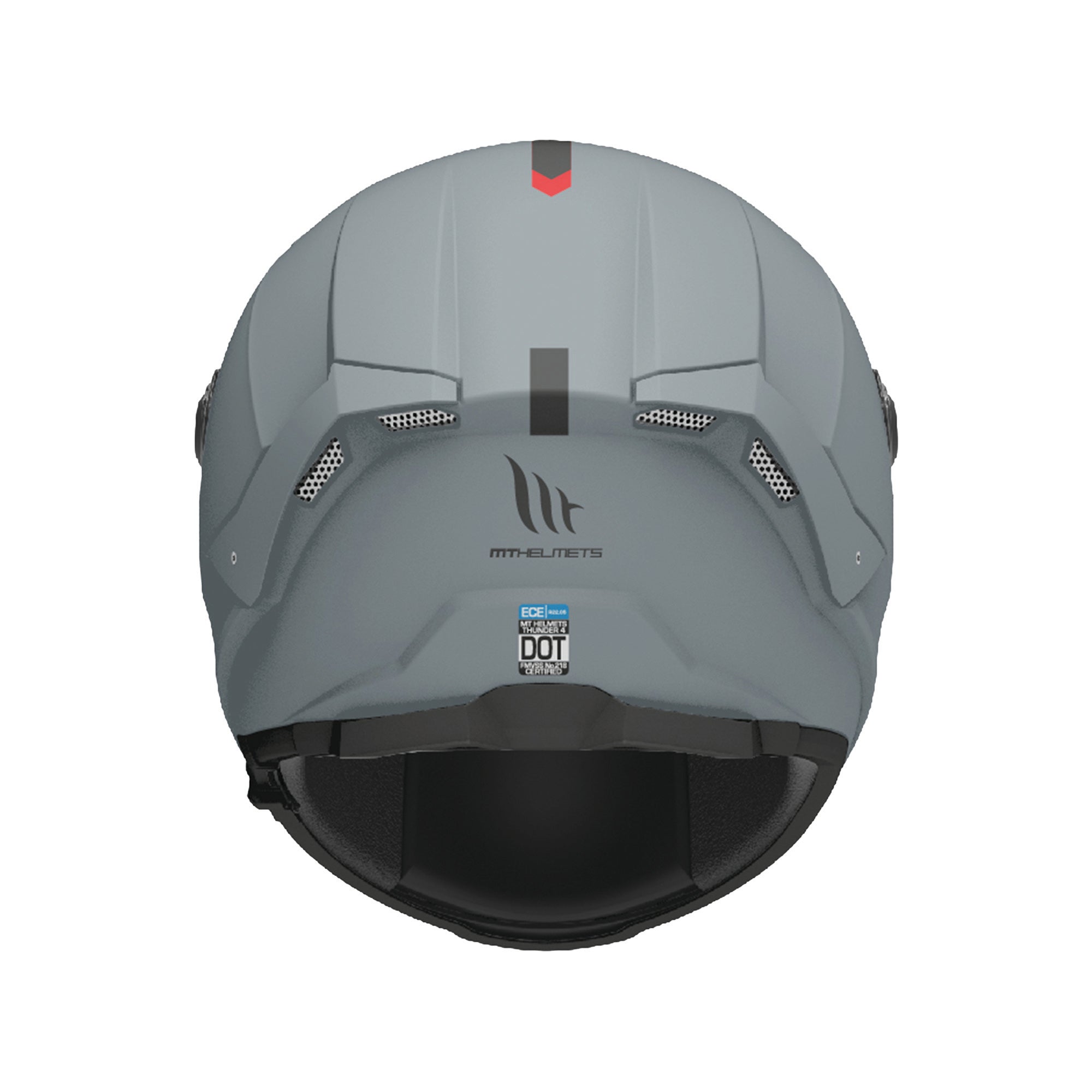 MT Thunder 4 SV Plain Full Face Motorcycle Helmet Grey