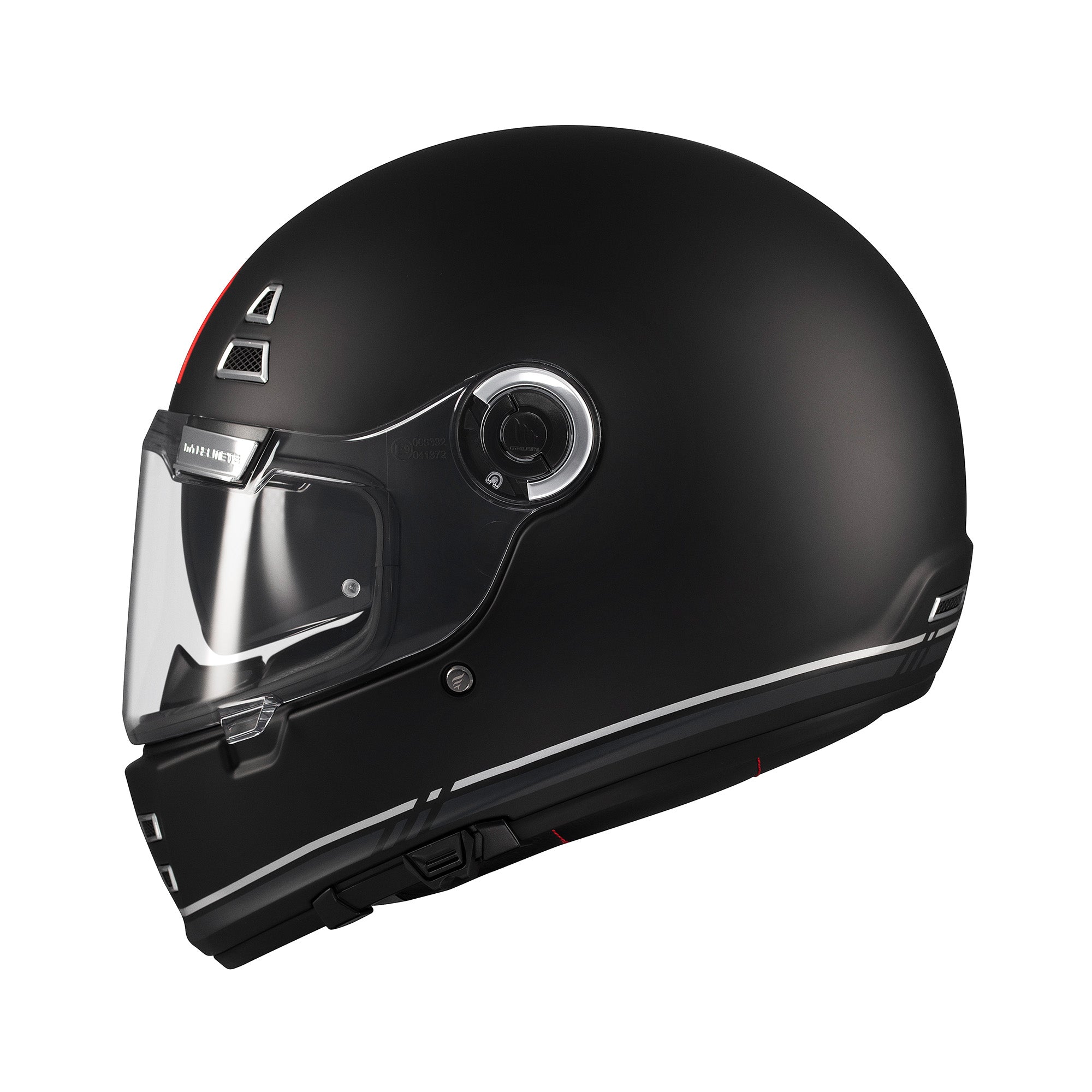 MT Jarama SV Plain Full Face Motorcycle Helmets Black 
