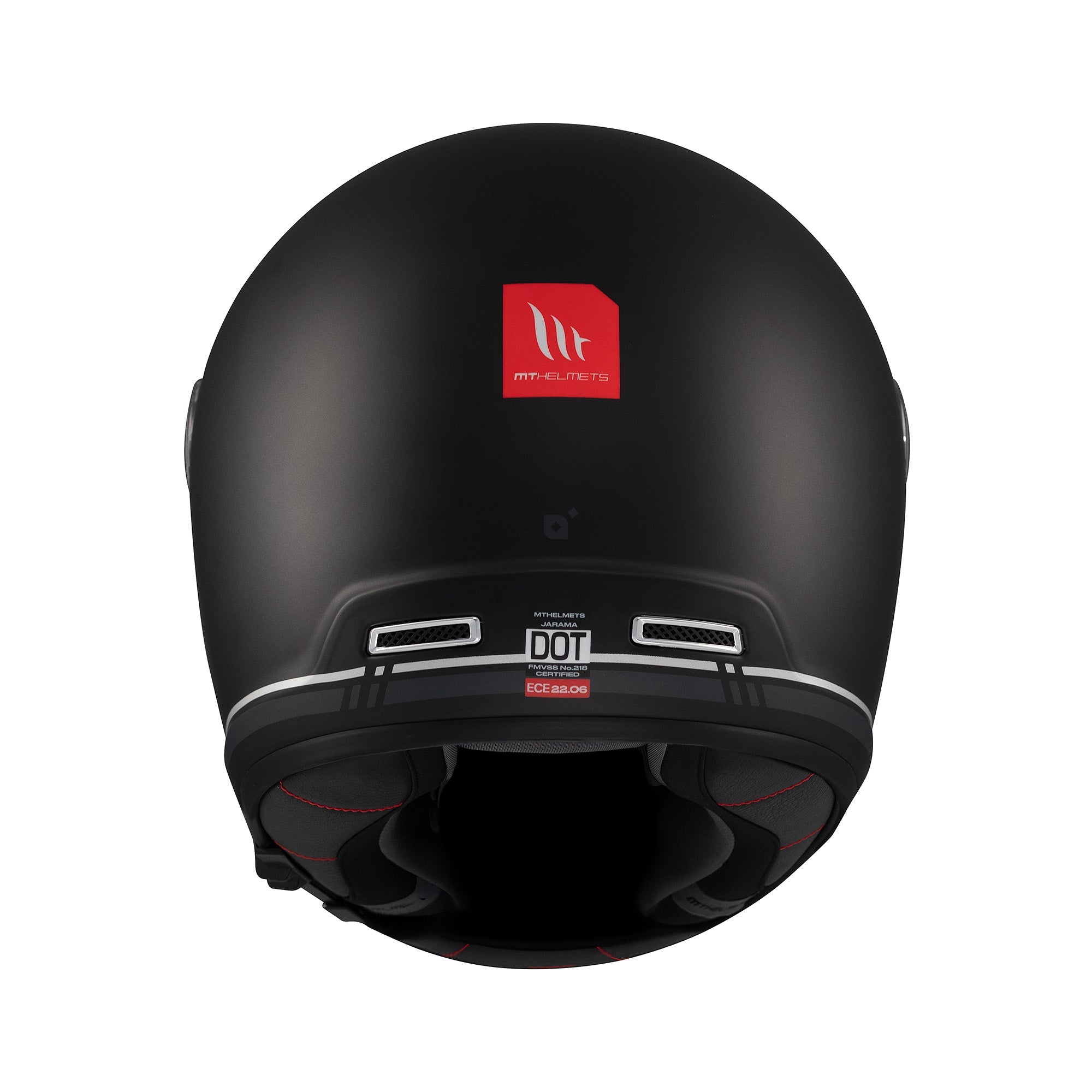 MT Jarama SV Plain Full Face Motorcycle Helmets Black 