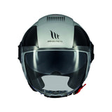MT Viale Advance Motorcycle Jet Helmets Grey