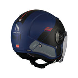 MT Viale Advance Jet Motorcycle Helmet Blue