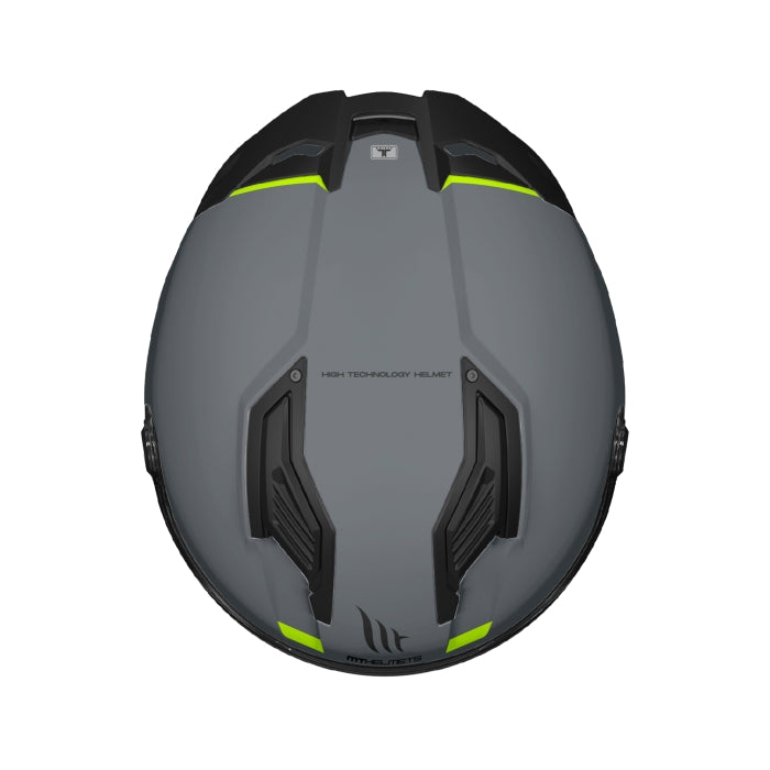 MT Stinger 2 Motorcycle Full Face Helmet Titanium Matt Grey