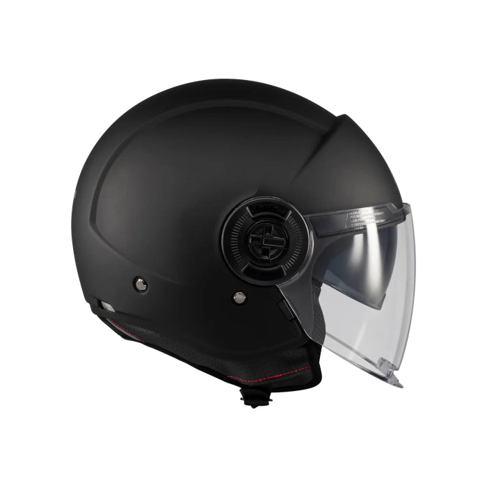 MT Viale SV Pure A1 Motorcycle Open Face Helmet Matt Black