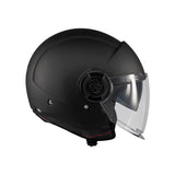MT Viale SV Pure A1 Motorcycle Open Face Helmet Matt Black