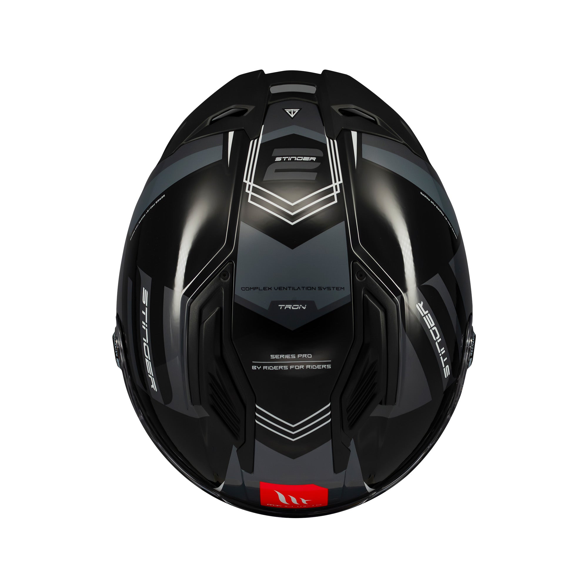 MT Stinger 2 Tron Full Face Motorcycle Helmets Black