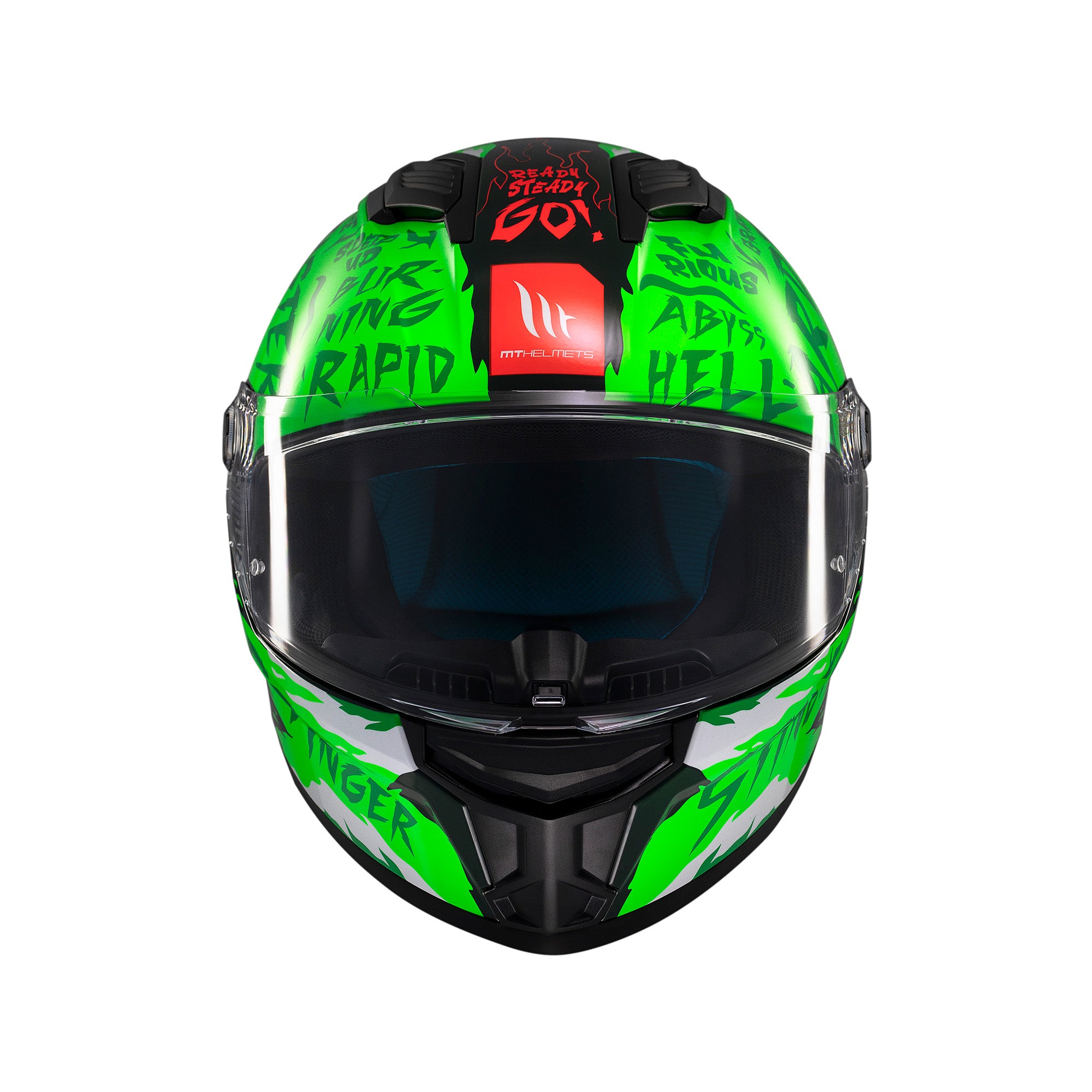 MT Stinger 2 Ardent Full Face Motorcycle Helmets Green