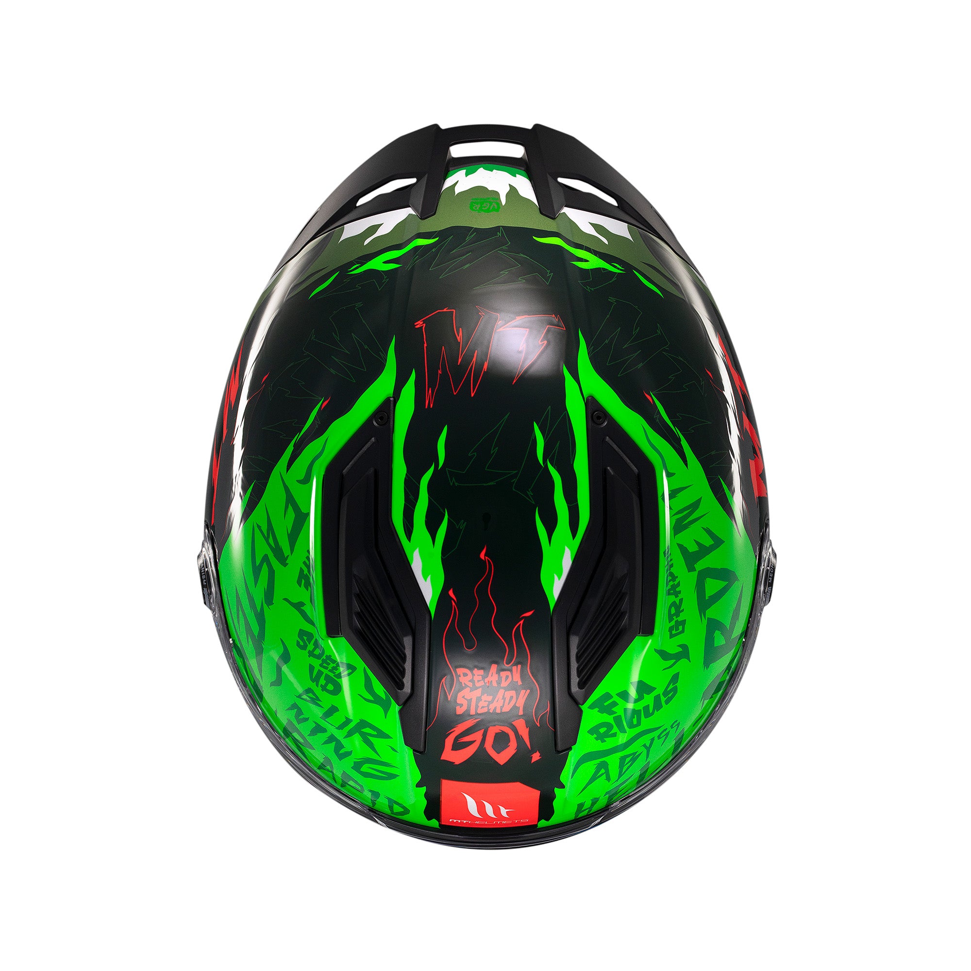 MT Stinger 2 Ardent Full Face Motorcycle Helmets Green