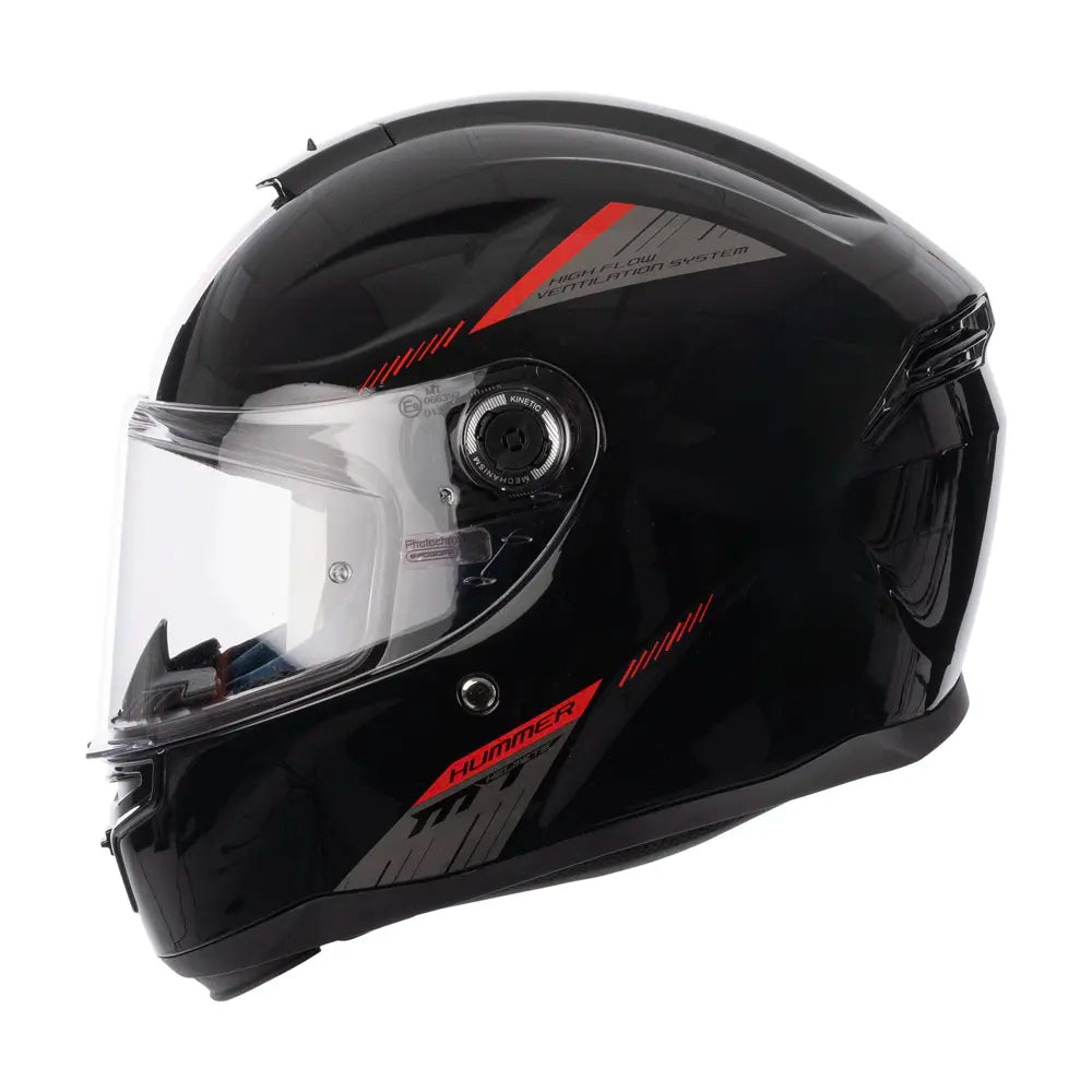 MT Hummer S Solid Racing Motocycle Helmets Gloss Black 