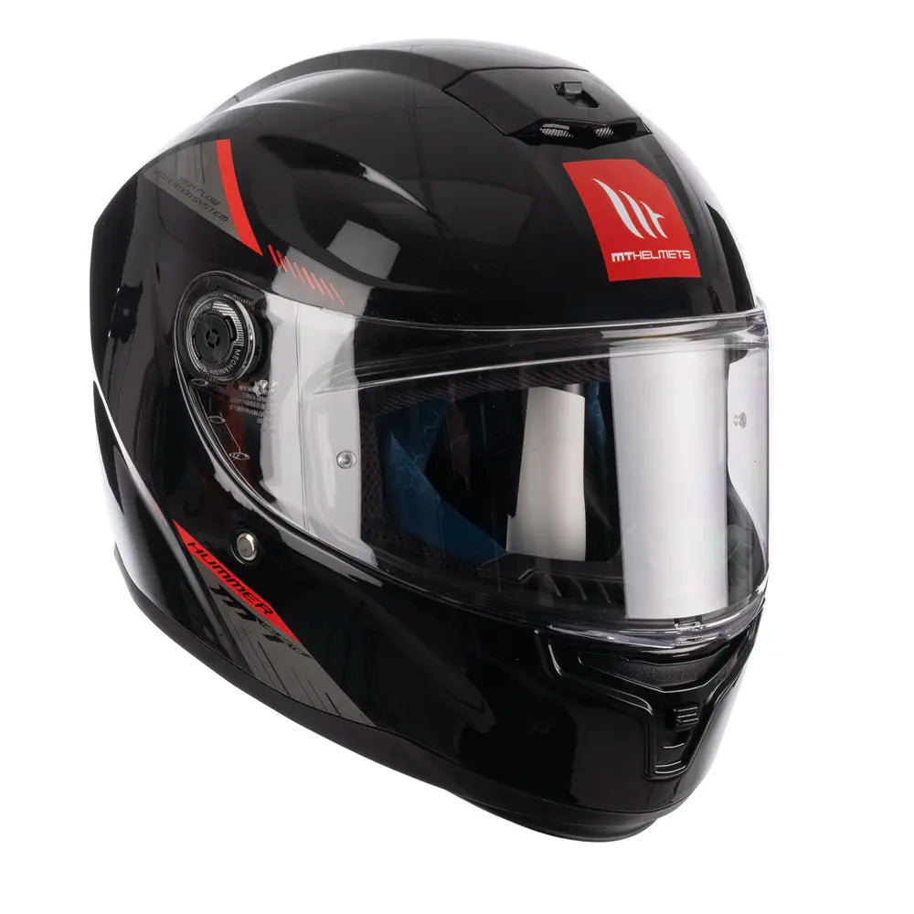 MT Hummer S Solid Racing Motocycle Helmets Gloss Black 
