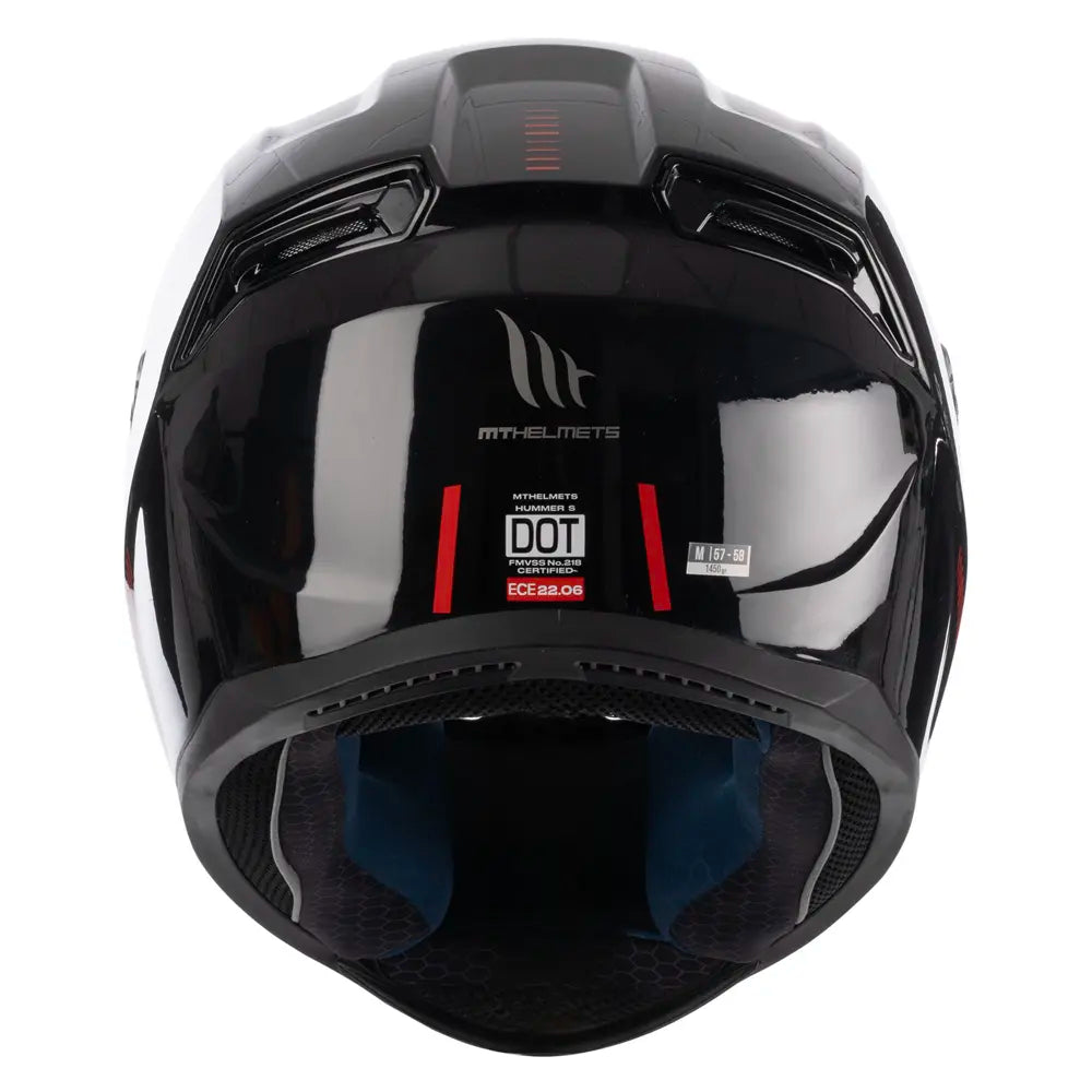 MT Hummer S Solid Racing Motocycle Helmets Gloss Black 