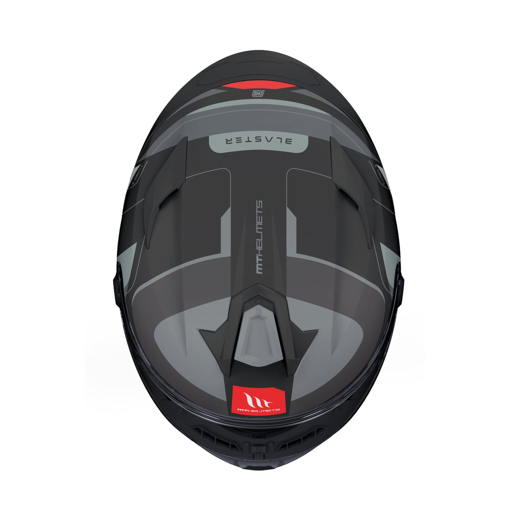 MT Targo Blaster S Touring Motorcycle Full Face Helmet Grey