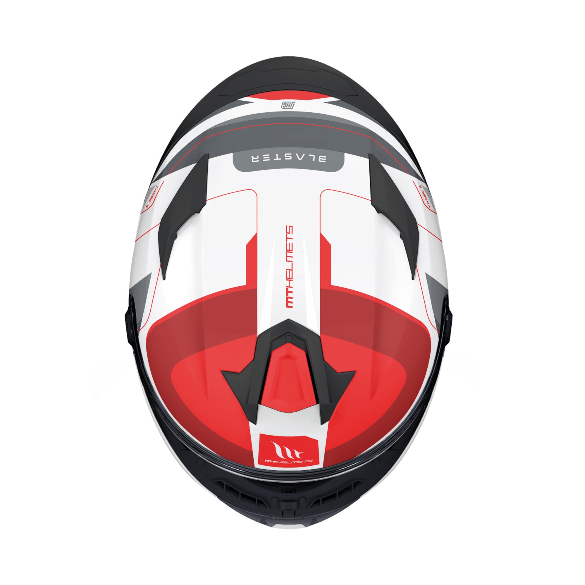 MT Targo Blaster S Touring Motorcycle Full Face Helmet Red