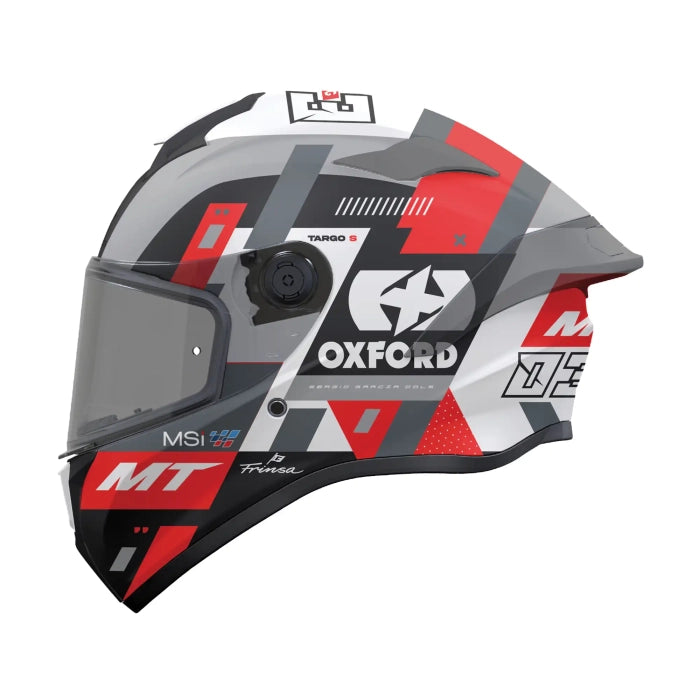 MT Targo S Sergio Garcia Full Face Motercycle Helmets Red White maximomoto.uk!