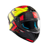 MT Targo S Brik Sports Motorcycle Full Face Helmet Fluo