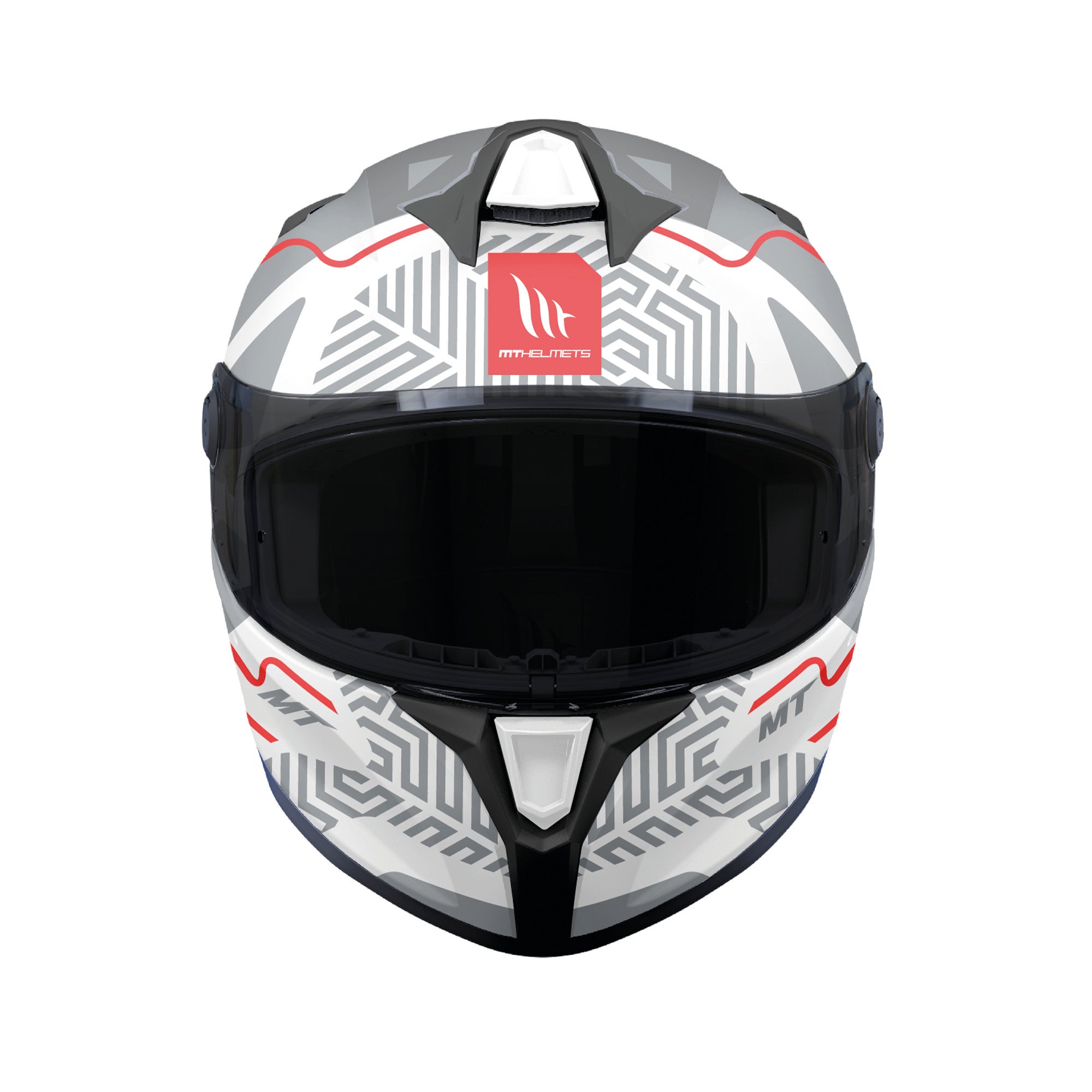 MT Targo S Brik Sports Motorcycle Full Face Helmet White