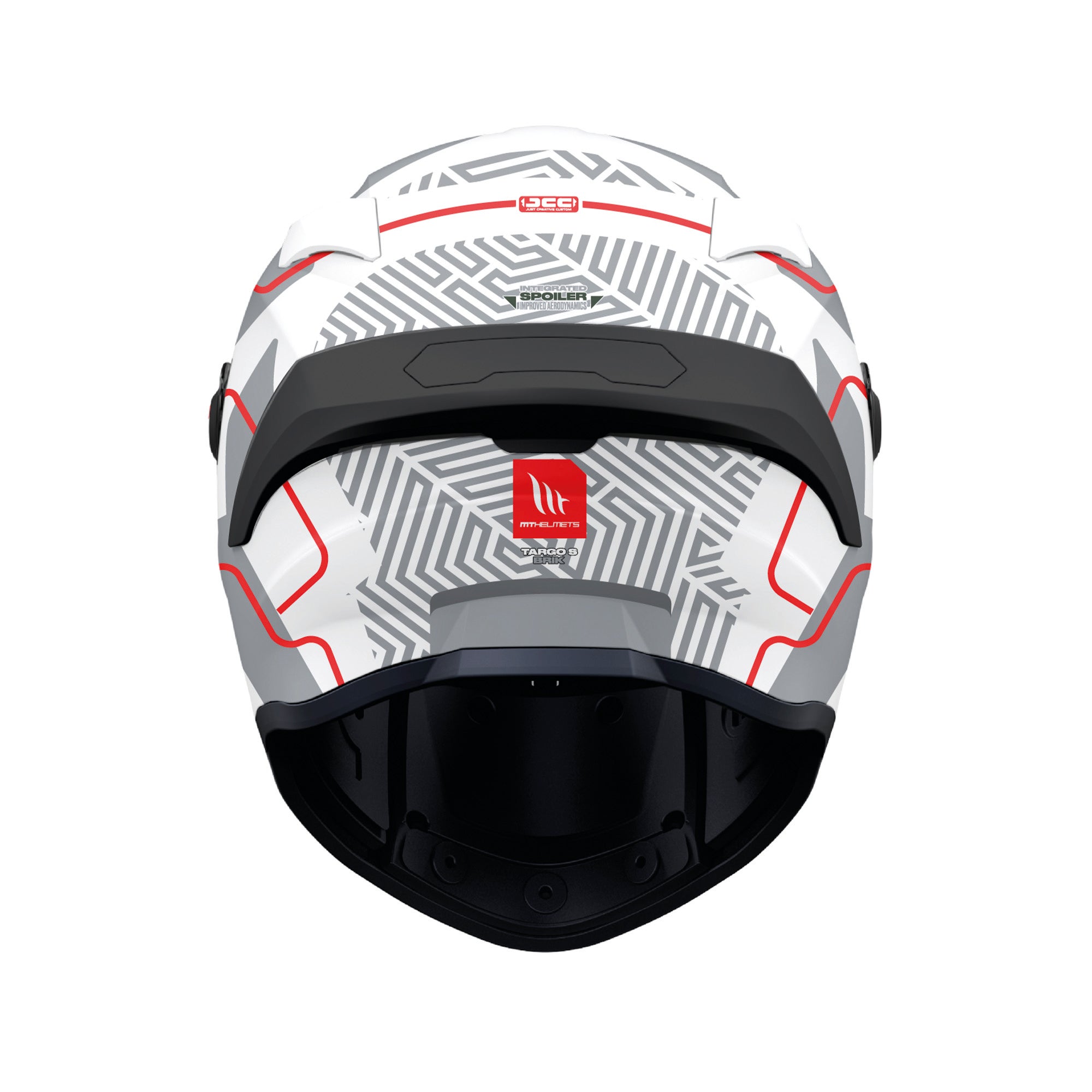 MT Targo S Brik Sports Motorcycle Full Face Helmet White