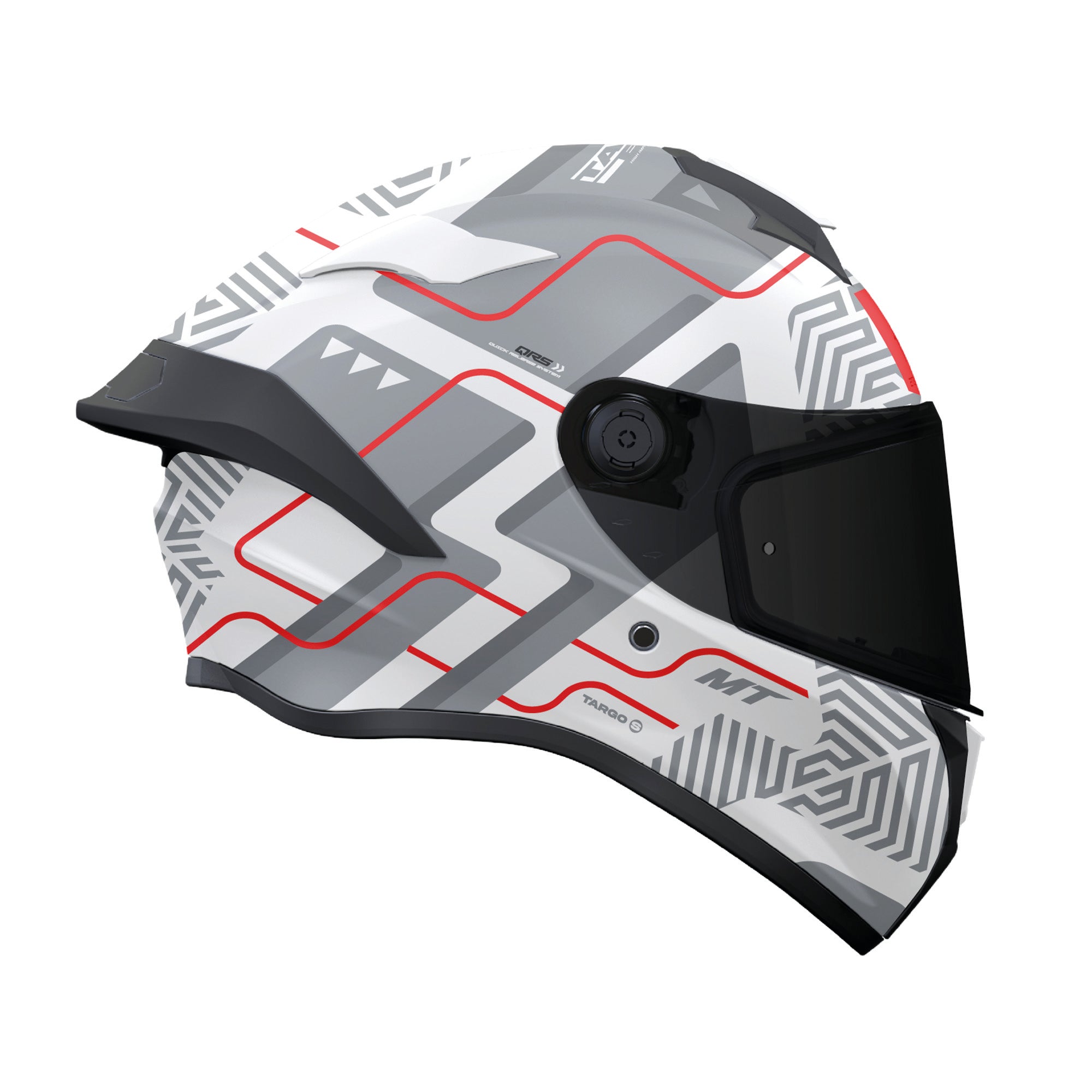 MT Targo S Brik Sports Motorcycle Full Face Helmet White