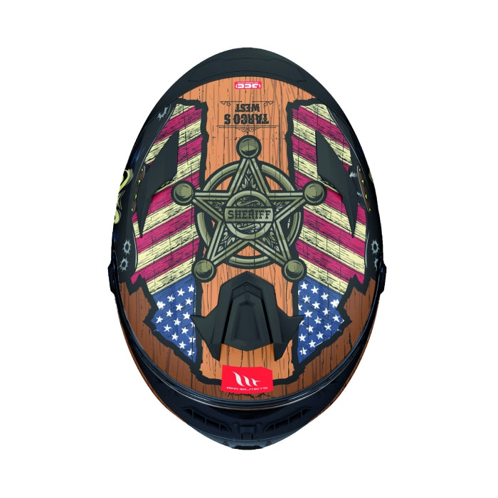 MT Targo S West Touring Motorcycle Full Face Helmet Sand