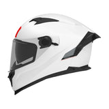MT Braker SV Solid Sports Motorcycle Helmets Pearl White maximomoto.uk!