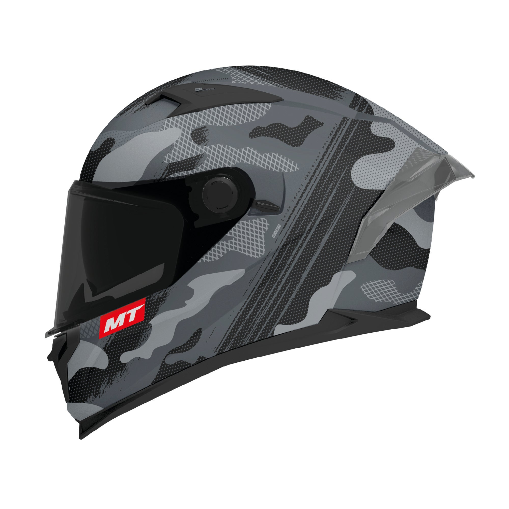 MT Braker Crossover Sports Motorcycle Helmets Grey maximomoto.uk!