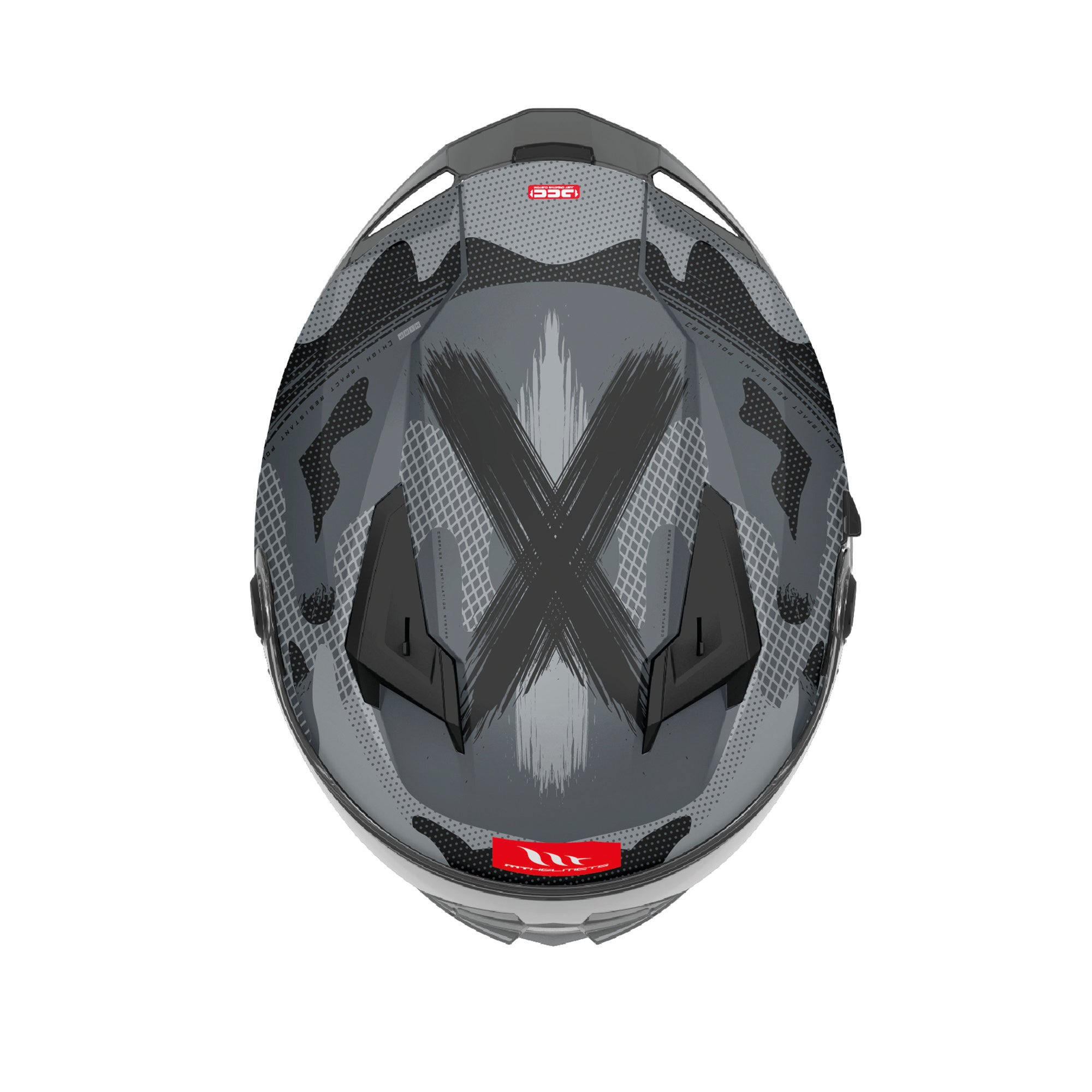 MT Braker Crossover Sports Motorcycle Helmets Grey