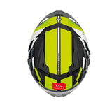 MT Braker Foster Full Face Motorcycle Helmets Fluo