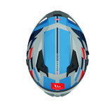 MT Braker Foster Full Face Motorcycle Helmets Blue
