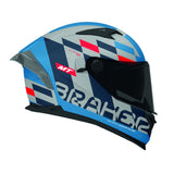 MT Braker Foster Full Face Motorcycle Helmets Blue