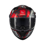 MT Braker SV Fury Touring Motorcycle Helmets Red