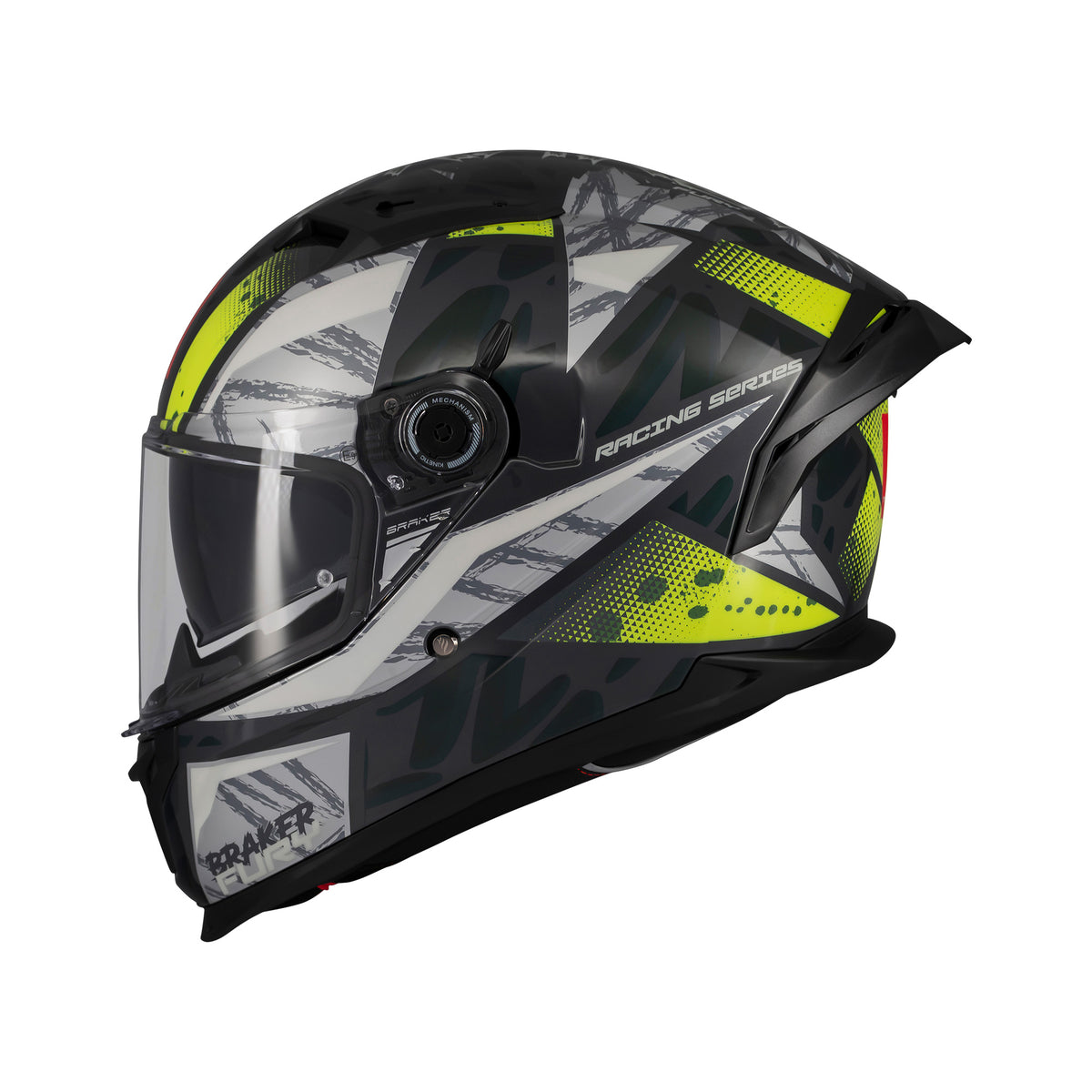 MT Braker SV Fury Touring Motorcycle Helmets Fluo maximomotouk!