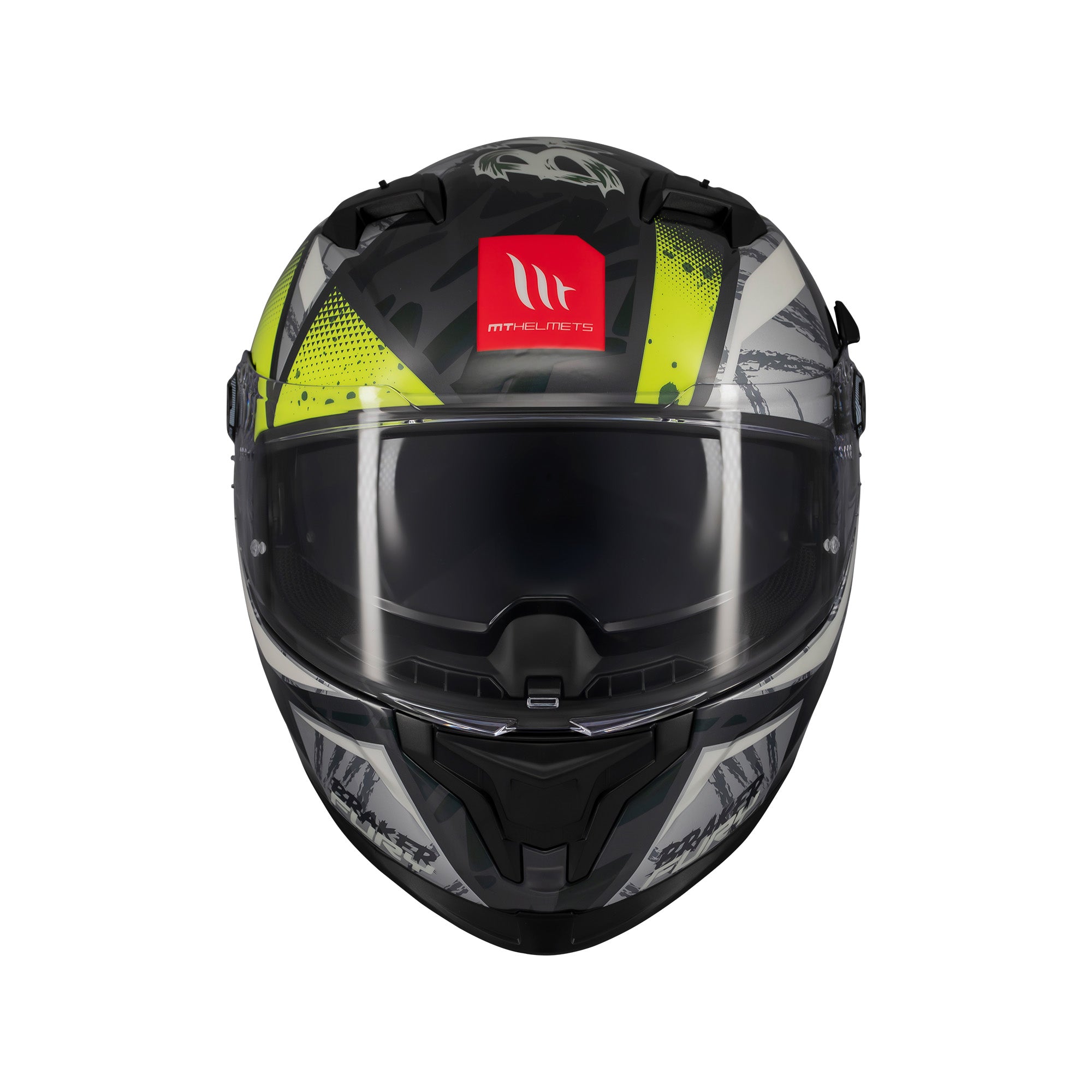 MT Braker SV Fury Touring Motorcycle Helmets Fluo