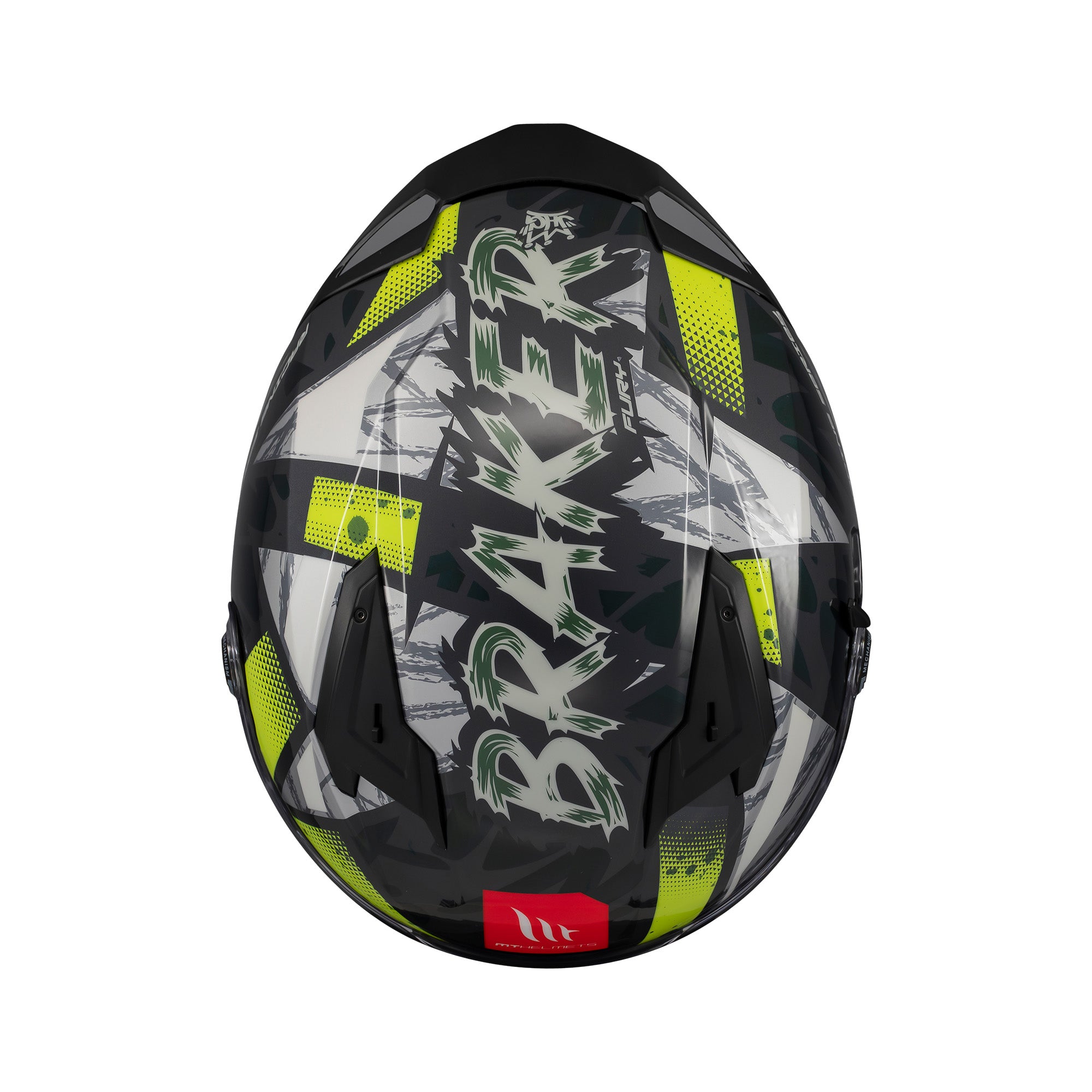 MT Braker SV Fury Touring Motorcycle Helmets Fluo