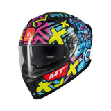 MT Braker SV Crazy Teddy Touring Motorcycle Helmets Multi Colors 