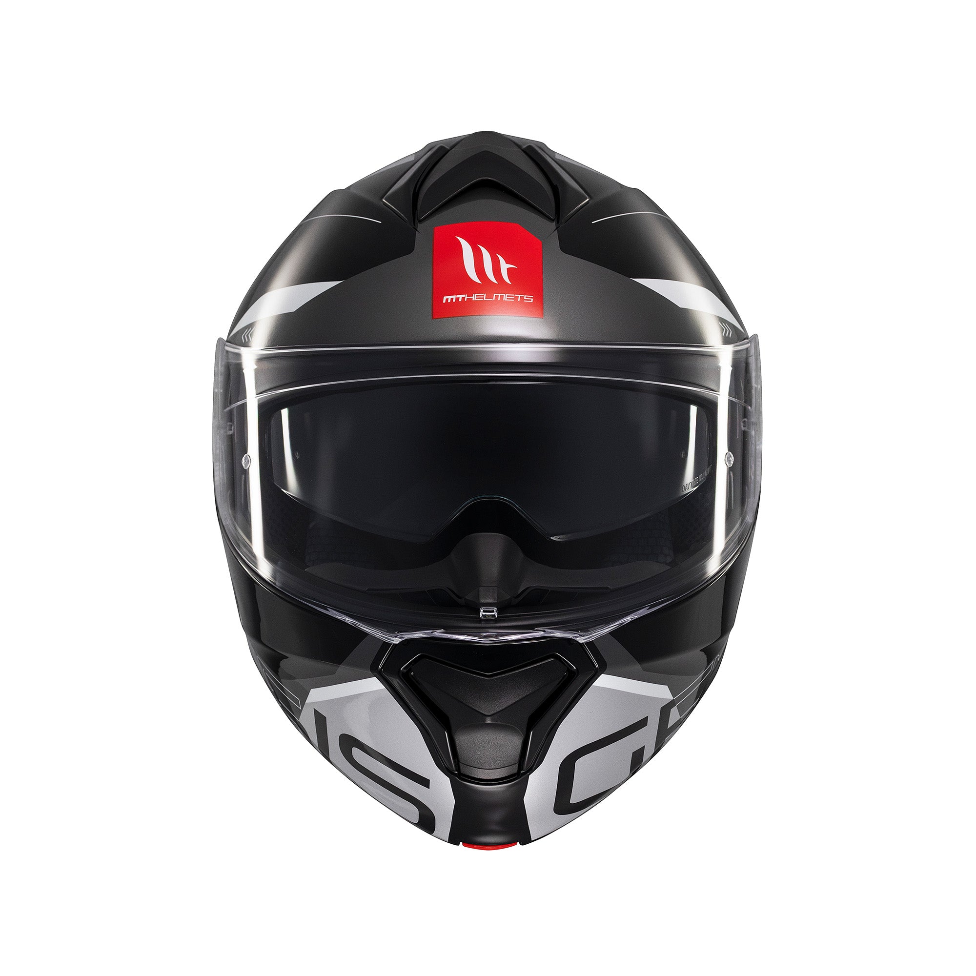 MT Genesis Atempo Motorcycle Modular Helmet Black