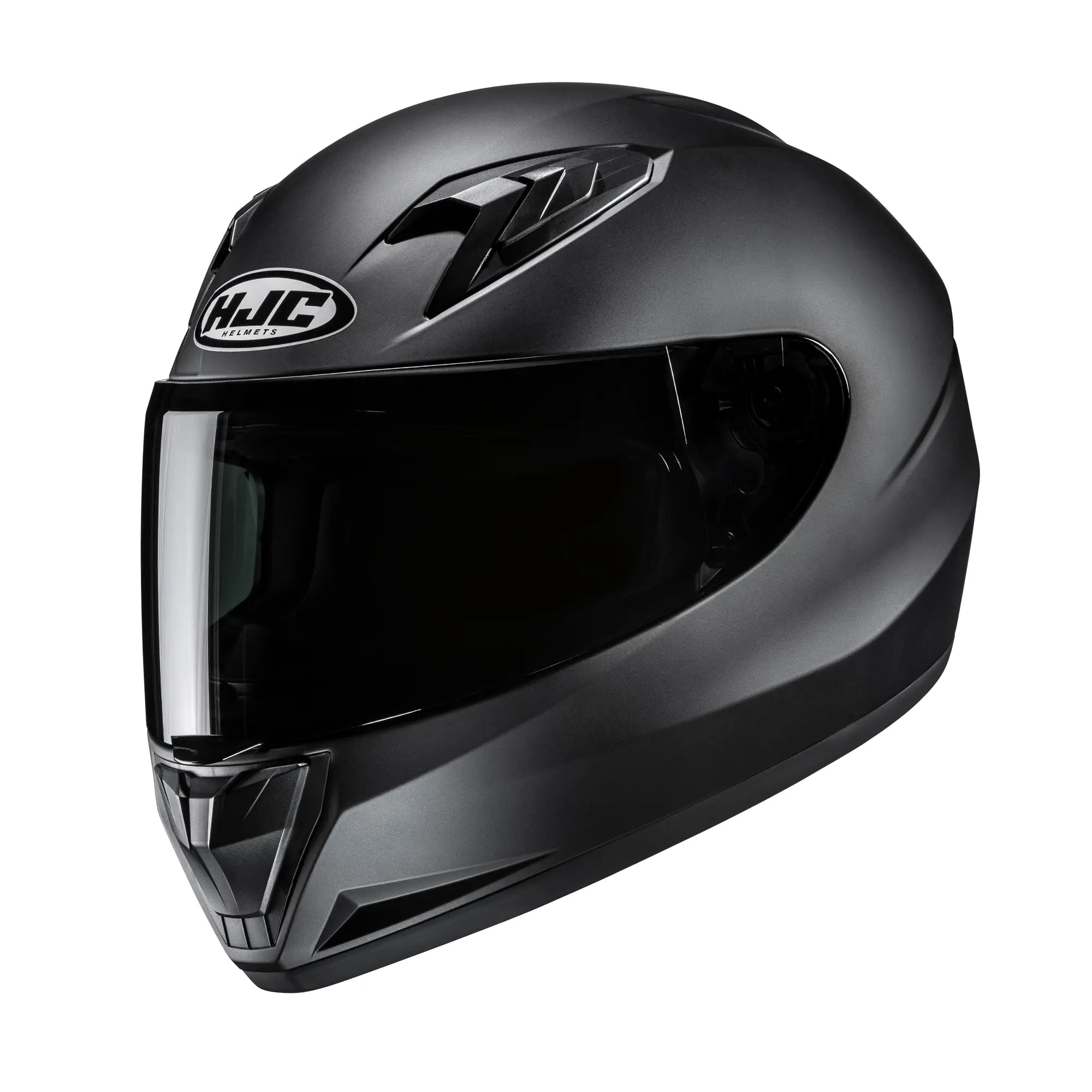 HJC Y10 Semi Flat Kids Motorcycle Helmet Black