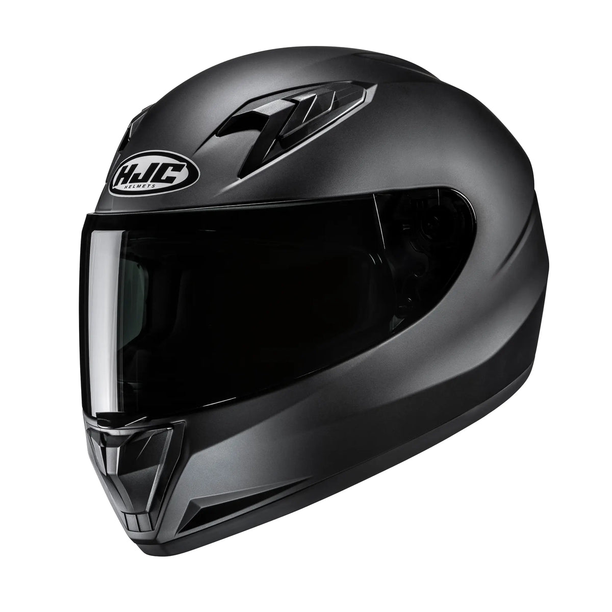 HJC Y10 Semi Flat Kids Motorcycle Helmet Black