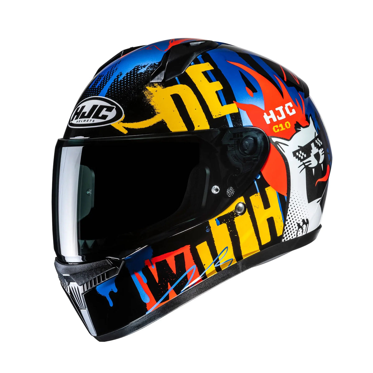 HJC C10 Fop Kids Motorcycle Full Face Helmet