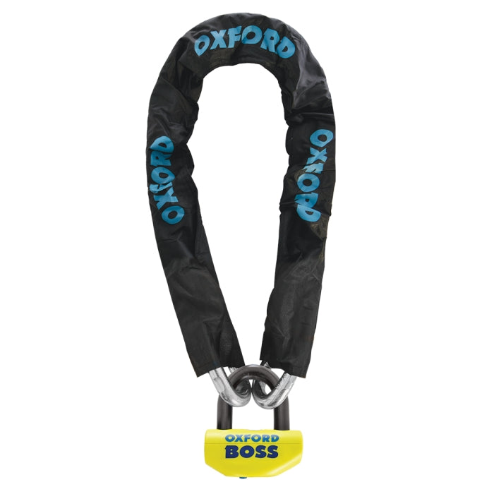 Oxford Boss 46 16mm Lock with 12mm Ni Cro Mo Chain  maximomoto.uk!